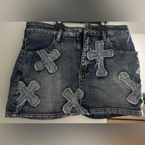 Jean Mini Skirt